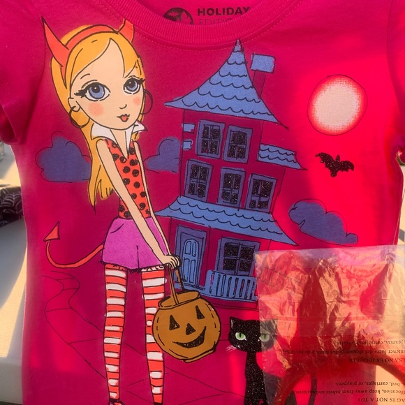 Trick or treat Girls shirt Size XS - Picture 3 of 5